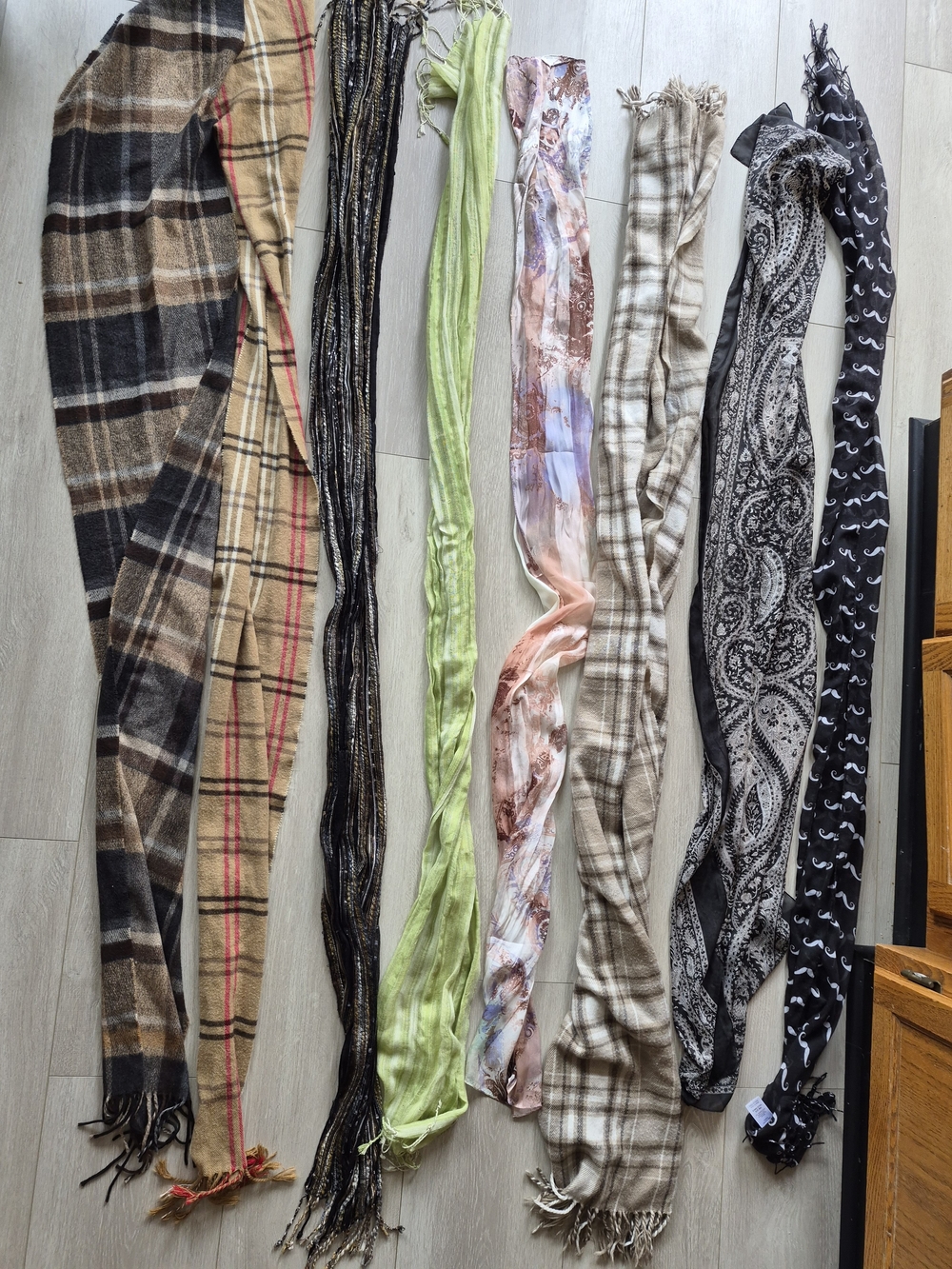 8 Fashion Scarves Bundle – Plaid, Boho, Lightweight & Winter Styles